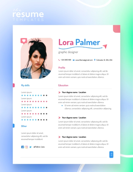 Free Funny Bright White Resume Template in Google Docs and Word
