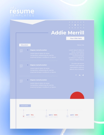 Free Creative Soft Violet Resume Template in Google Docs and Word