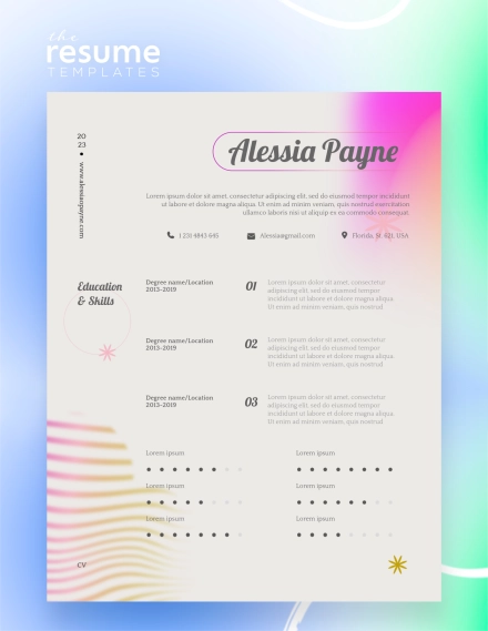 Free Funny Dating Resume Template in Google Docs and Word