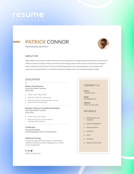 Free Basic Clean Resume Template in Google Docs and Word