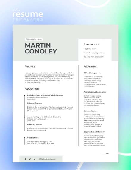​Basic Objective Resume Template in Google Docs and Word
